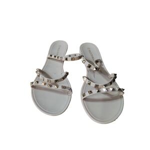 Wild‎ Diva Lounge Sandals With Gold Spikes Size 10